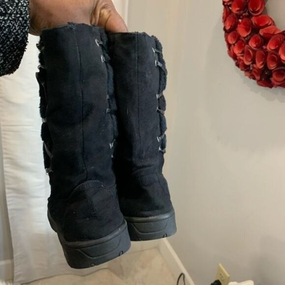 Alpine Design fur trimmed black boots size… - Picture 3 of 8